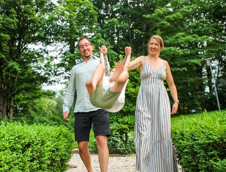 Family portrait session in New Hampshire