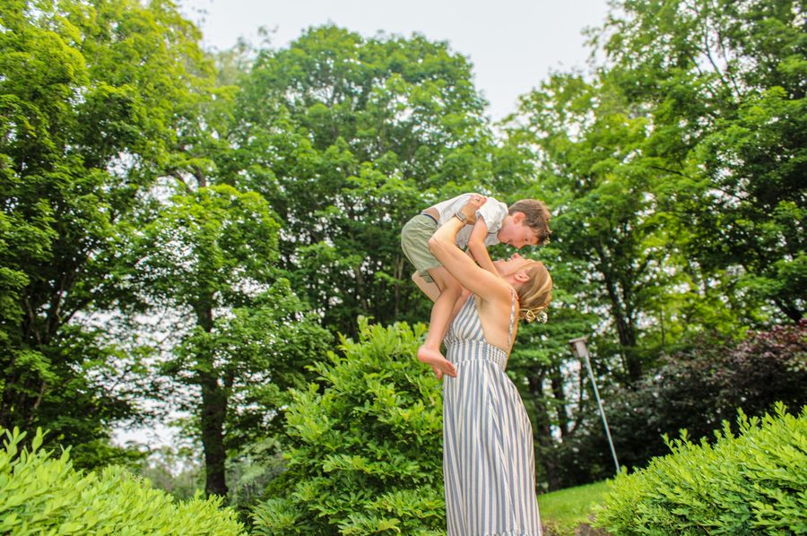 Family portrait session in New Hampshire